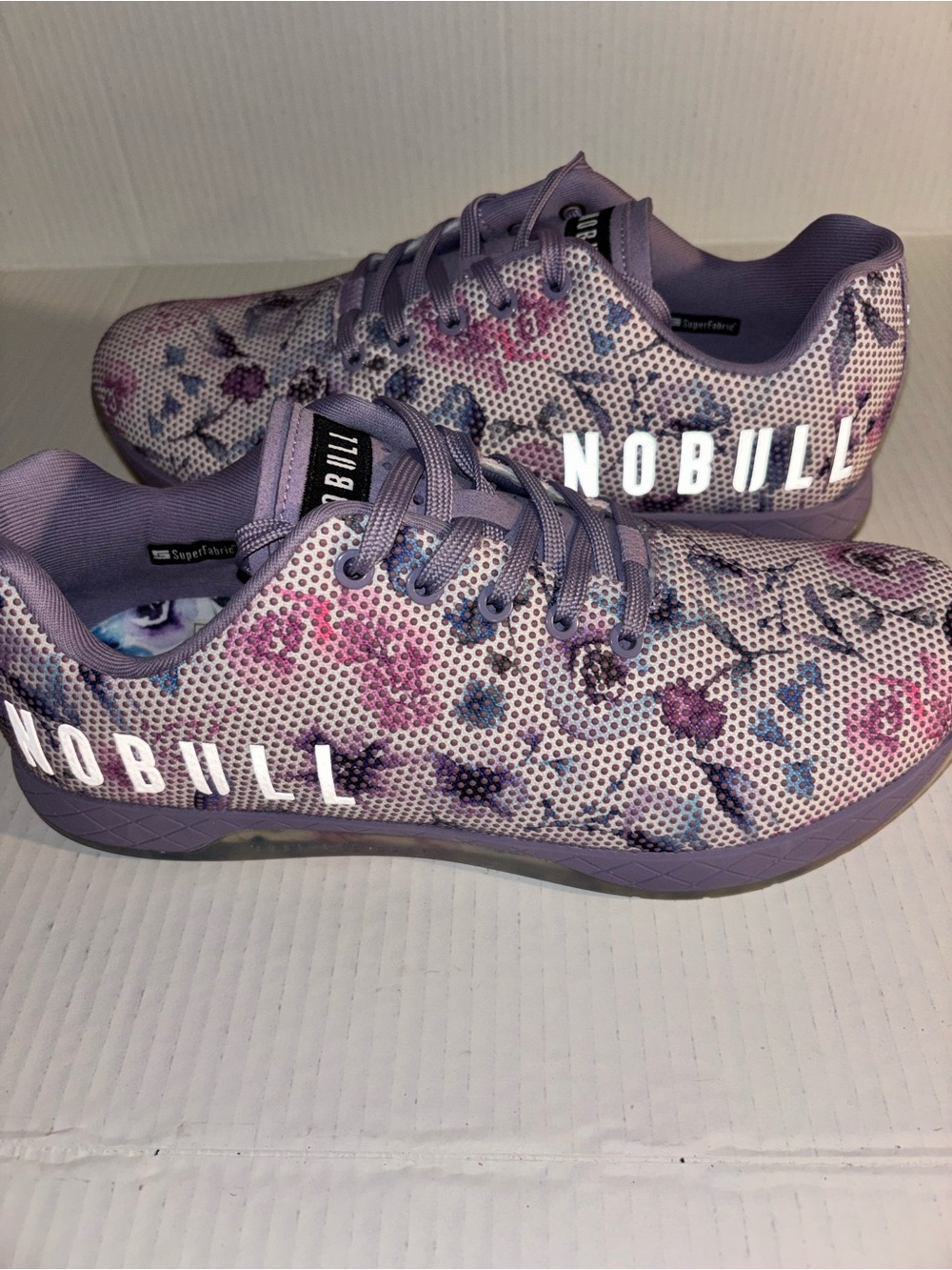NOBULL Lavender Floral Mesh Training Sneakers